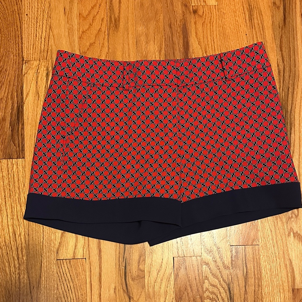 Stylish Red and Blue Women's Shorts